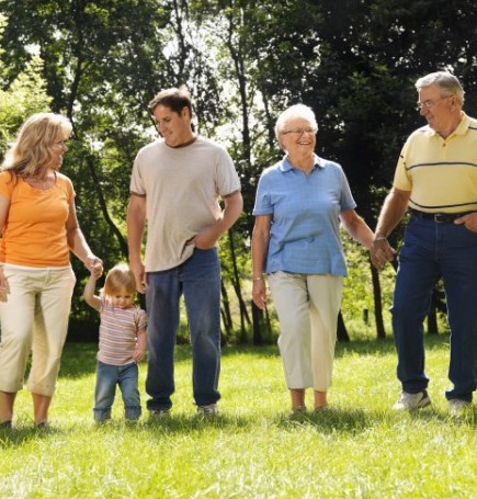 Family Walking
