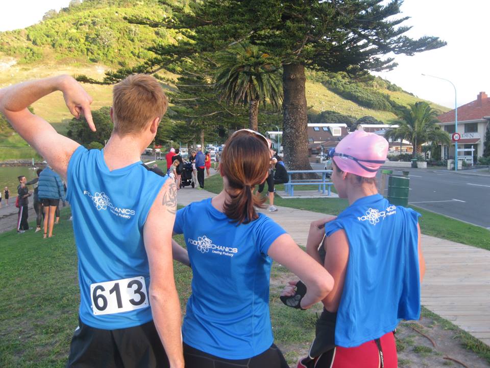 pre start of race posing